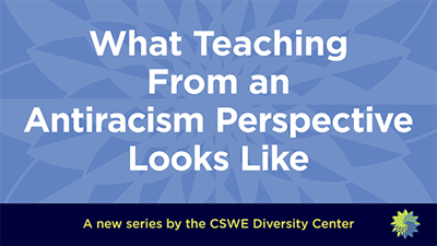 Teaching From An Antiracism Perspective banner